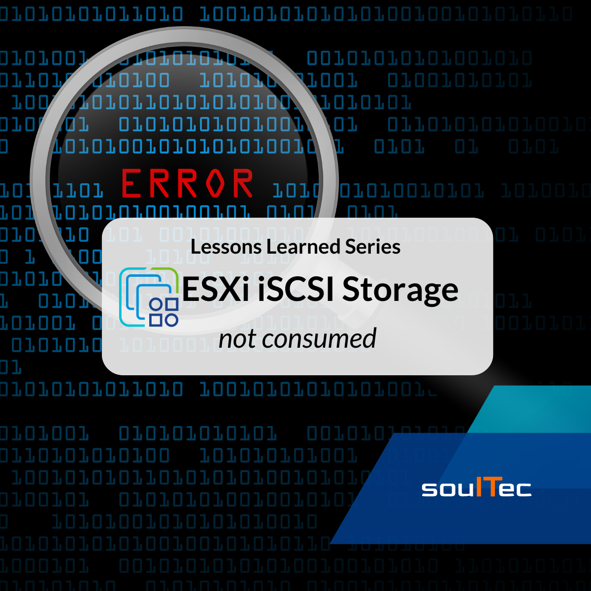 iSCSI Datastore Not Consumed souITec