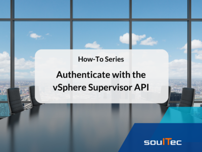 How-To Authenticate with the vSphere Supervisor API
